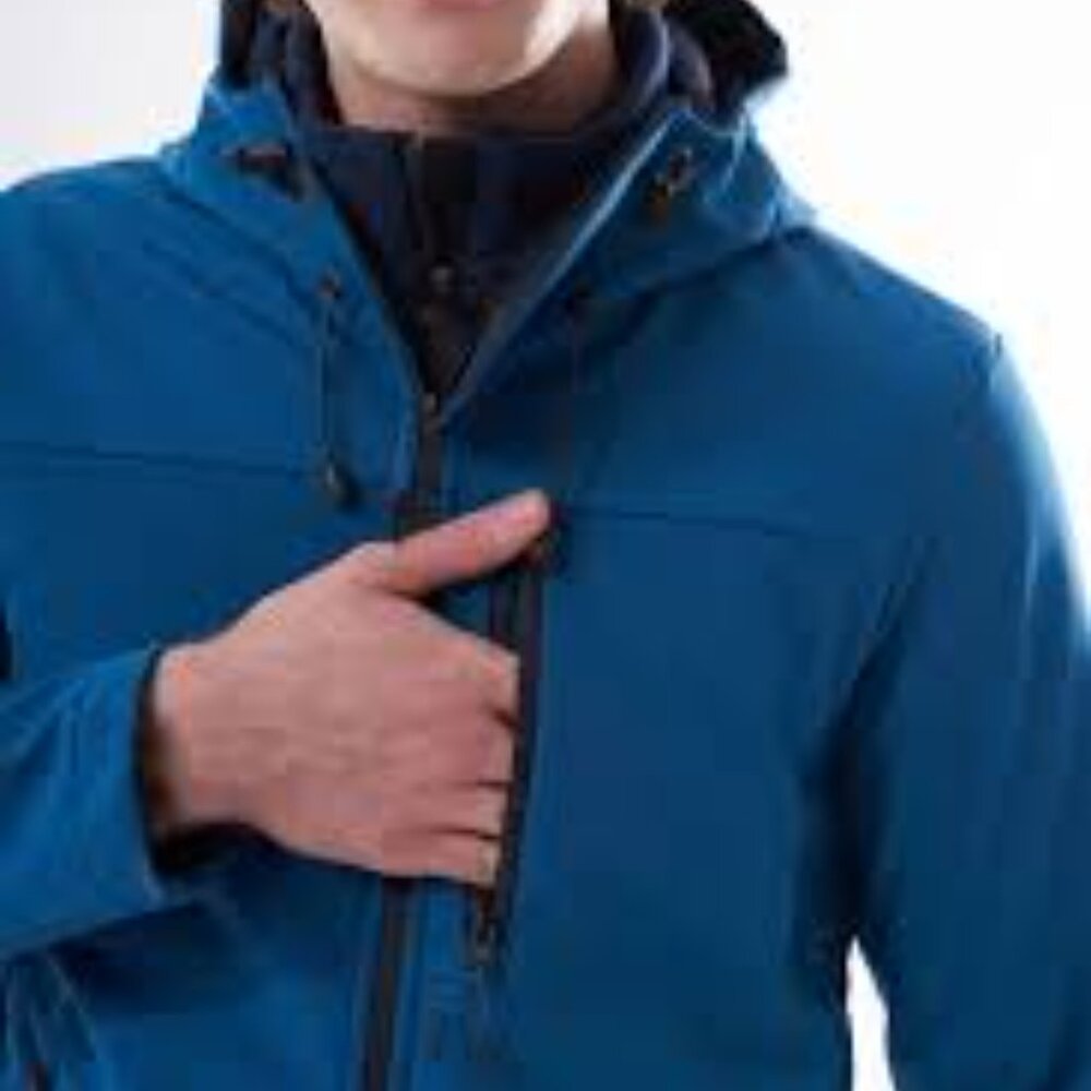Softshell Jacket Windproof Hooded Fleece Lined Lo… - image 3